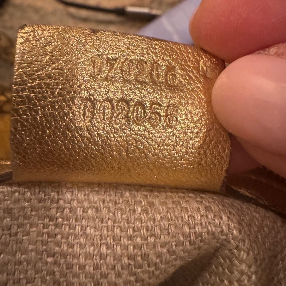 Gucci Gold Python Handbag - Picture 4 of 4